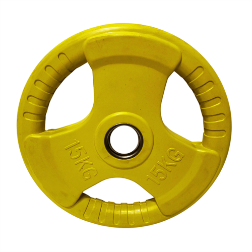 ASG Viktskiva m. Handtag 15 KG Ø50 (Gul)